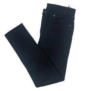 Ksubi Chitch ++ Jeans 34 Mens Black Slim Tapered Red Cross Embroidery